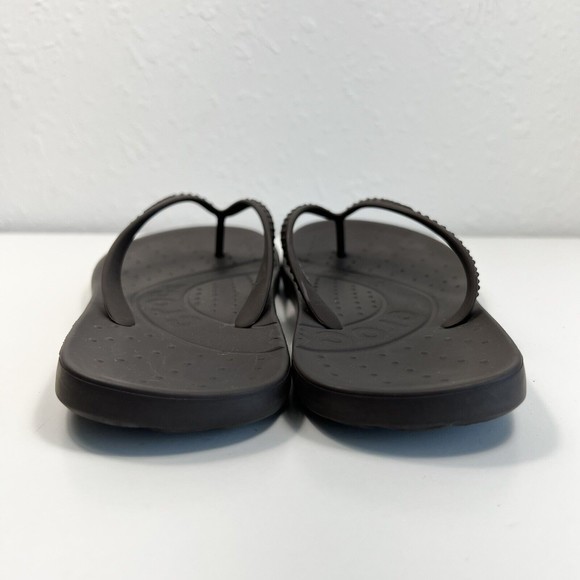 Crocs Flip Flop Thongs Brown Unisex US Size Women’s 5 Men’s 3 - Picture 5 of 8